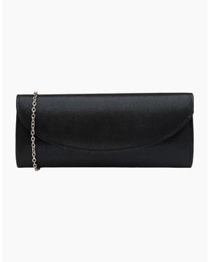 Lotus Claire Clutch Bag - Black