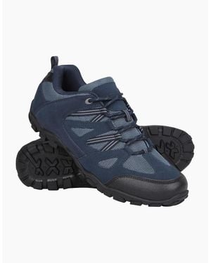 Mountain Warehouse Outdoor Iii Suede Walking Shoes - Blue