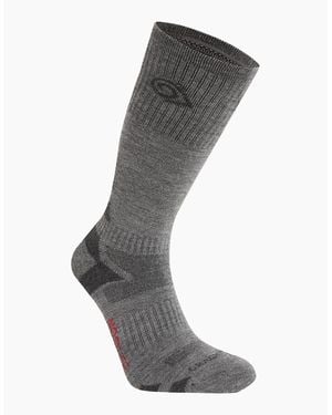 Craghoppers Nosilife Adventure Wool Socks Coast Pepper - Grey