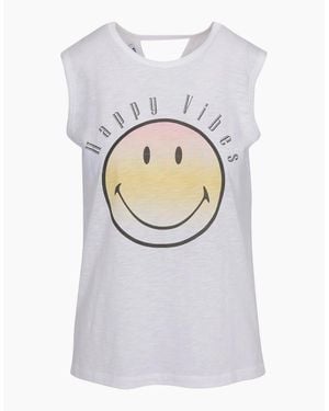 Pj Salvage Salvage Smiley Tank Top - Grey