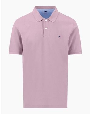 Fynch-Hatton Fynch-Hatton Polo Shirt Magnolia - Pink