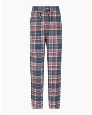 Mountain Warehouse Ladies Flannel Lounge Trousers - Blue