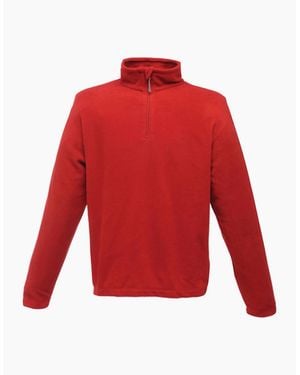 Regatta Micro Zip Neck Fleece Top (170 Gsm) - Red