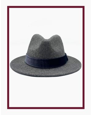 Nooki Design Frankie Wool Fedora - Blue
