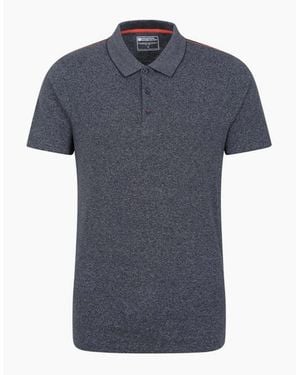 Mountain Warehouse Cordyline Textured Polo Shirt - Blue