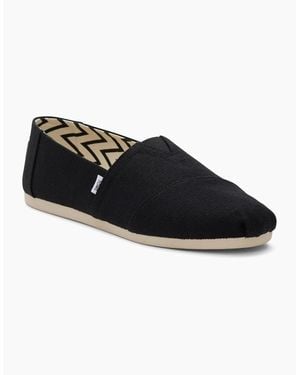 TOMS Alpargata Classic Cotton Espadrilles - Black