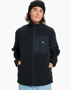 Quiksilver Clean Coast Breathable Full Zip Fleece - Blue