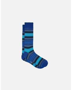 Paul Smith Jayden Stripe Socks Multi Stripe - Blue