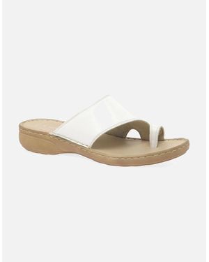 Marco Tozzi Dream Mule Sandals - White