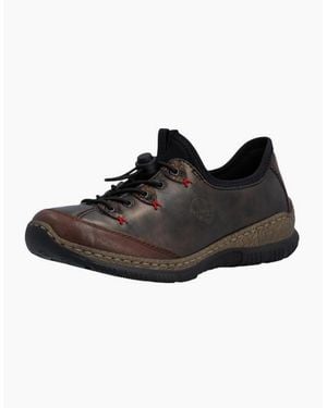 Rieker Ladies Shoes N3271-25 - Black