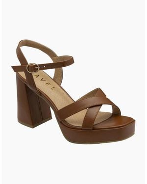 Ravel Farran Heeled Sandals - Brown