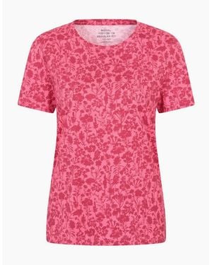 Mountain Warehouse Ladies Floral T-Shirt - Pink