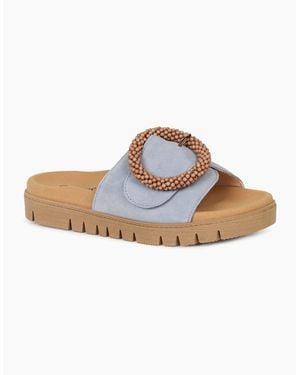 Gabor Everly Mule Sandals - White