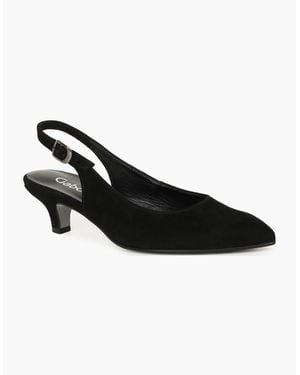 Gabor Editor Open Court Shoes - Black