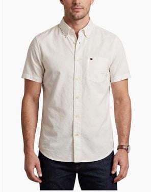 Tommy Hilfiger Shirt Oxford Lightweight Summer Top - White