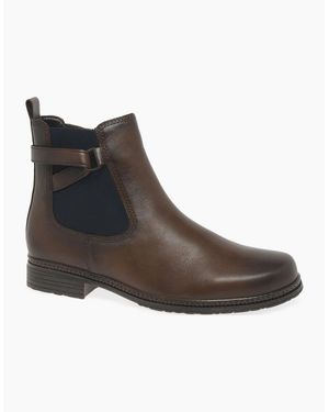 Gabor Nolene Chelsea Boots - Brown