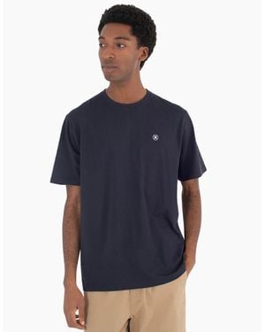 Hurley Printing Press Icon Circle Short Sleeve T-Shirt - Blue