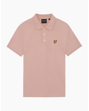 Lyle & Scott Lyle & Scott Plain Polo Shirt Grapefruit - Pink