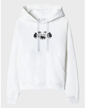 Off-White c/o Virgil Abloh Cat Skate Hoodie - White
