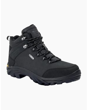 Regatta Great Outdoors Burrell Leather Hiking Boots - Black
