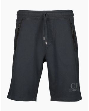C.P. Company Light Fleece Logo Bermudas - Grey