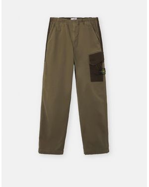 Stone Island Cotton 3100060 Trousers - Green