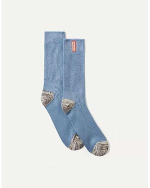 SealSkinz Bradenham Bamboo Mid Lightweight Crew Socks - Blue