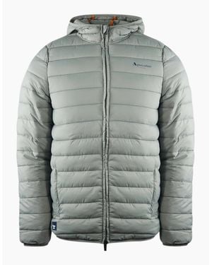 Aquascutum London Logo Active Hoodie Jacket - Grey