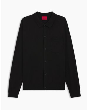 BOSS Hugo San Jordan Cv Jumper 001 - Black