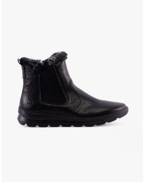 Rieker Z0061-00 Heeled Ankle Boots - Black