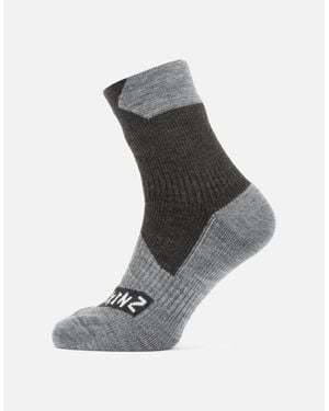 SealSkinz Bircham Waterproof All Weather Ankle Socks - Grey