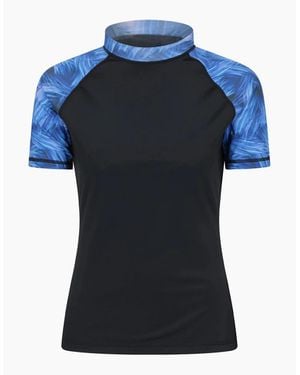 Mountain Warehouse Ladies Patterned Rash Guard - Black