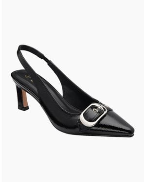 Lotus Rida Slingback Court Shoes - Black