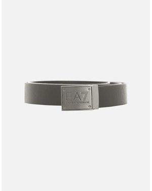 EA7 Buckle/Duffel Bag Reversible Belt - Grey