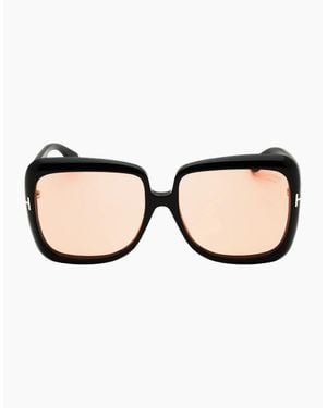 Tom Ford Lorelai Shiny Sunglasses - Natural