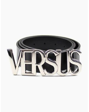 Versace Versus Logo Belt - Black
