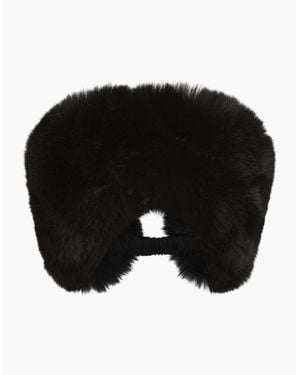 Nooki Design Elsa Faur Fur Headband - Black