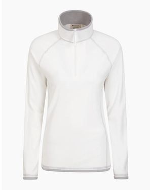 Mountain Warehouse Ladies Montana Half Zip Fleece Top - Red
