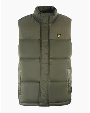Lyle & Scott Lyle & Scott Trek Wadded Gilet - Green