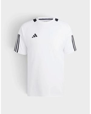 adidas Sereno Aeroready 3 Stripes Tee - Blue