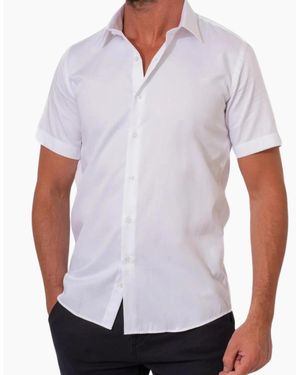 Spektre Jack Luxury Short Sleeve Shirt - White