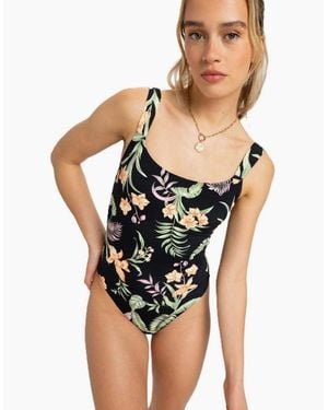 Roxy Beach Classics One Piece Swimsuit - Black