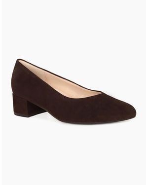 Gabor Dixie Court Shoes - Brown