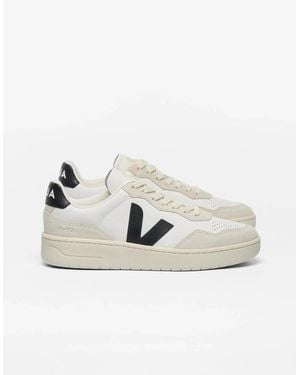 Veja V-90 Ot Leather Trainers - Multicolour