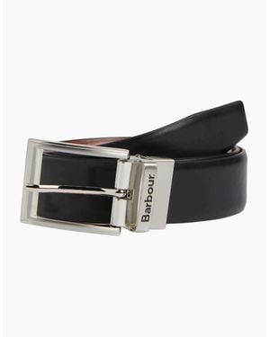 Barbour Fife Reversible Belt (L) - Black