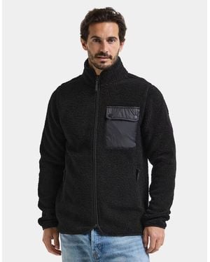 Didriksons Peter Full Zip Fleece 3 - Black