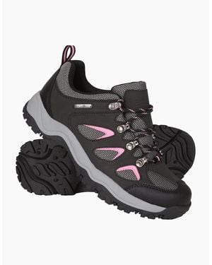 Mountain Warehouse Ladies Adventurer Waterproof Walking Shoes - Black