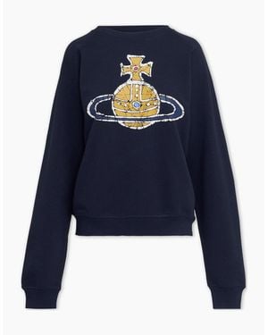 Vivienne Westwood Time Machine Raglan Sweatshirt - Blue