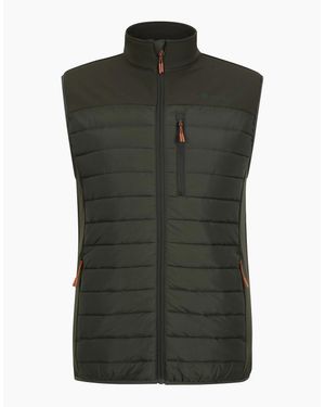 Mountain Warehouse Turbine Ii Hybrid Padded Gilet - Green