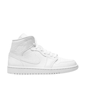 Nike Air Jordan Mid 1 Trainers - White